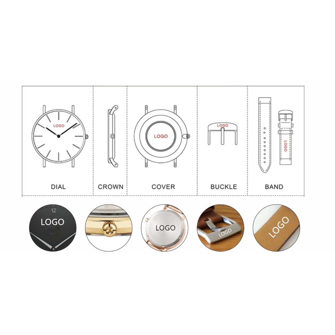 Personalized design watch parts custom processing factory