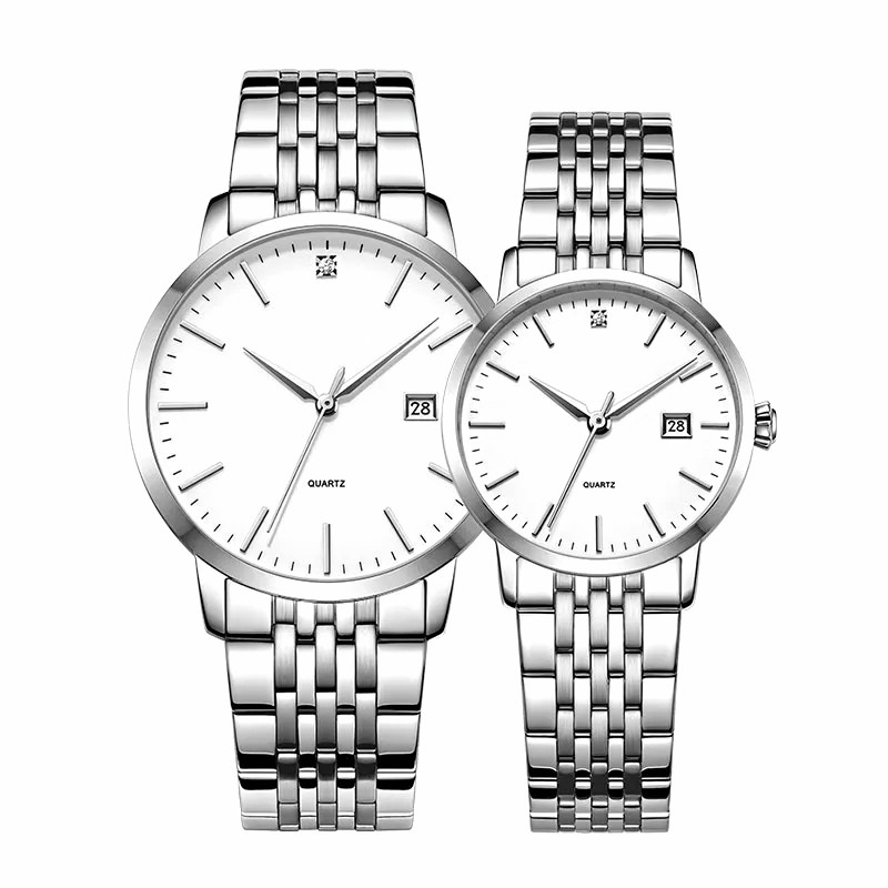 Fashion Couple Stainless Steel Watches Manufacturer Wholesale