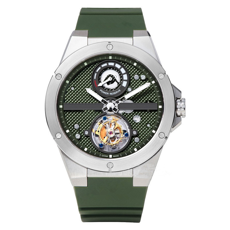 Luxury Skeleton Automatic Mechanical Silicone Strap Watch