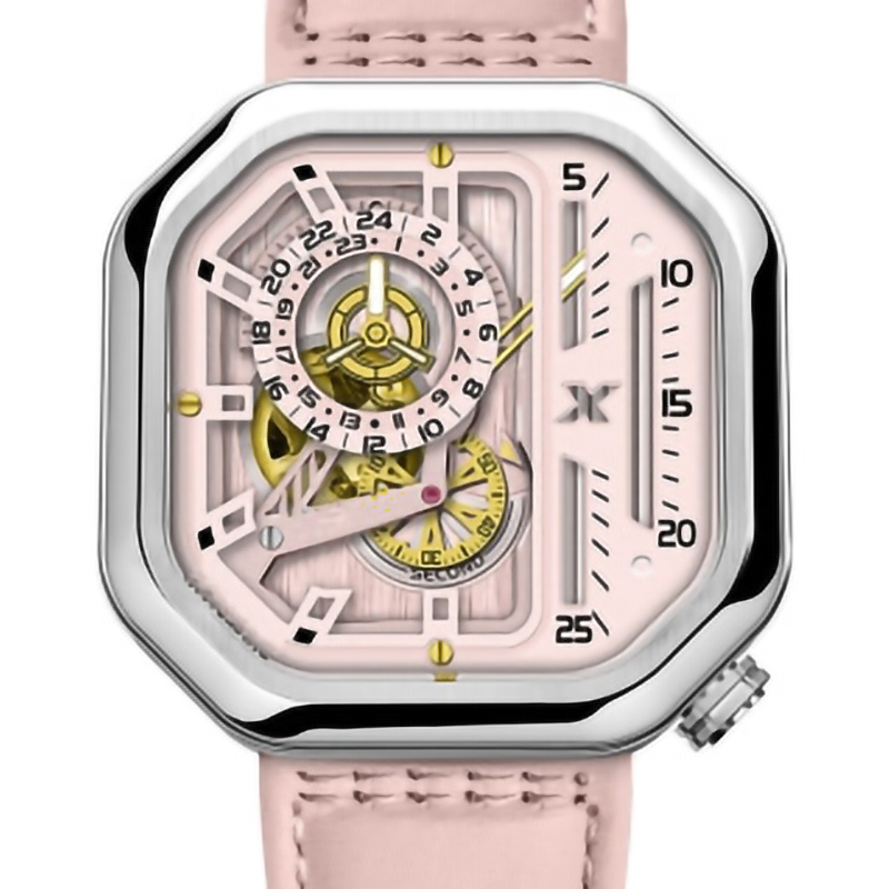 Stainless Steel Ladies Fashion Luxury Wholesale Handmade Brand Custom Logo Ladies Skeleton Automatic Watch