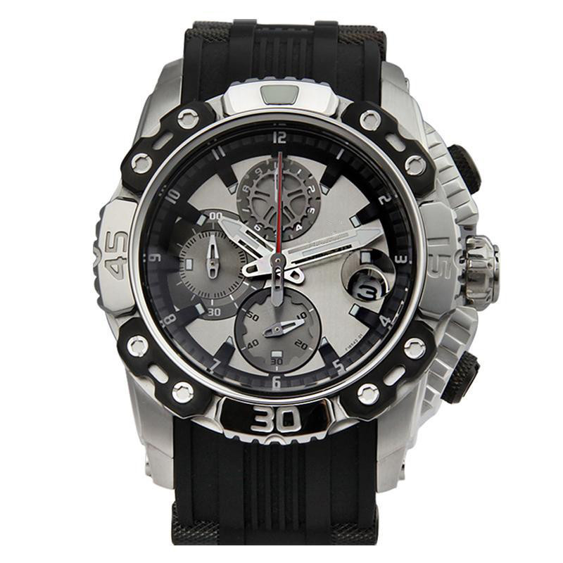 Between black fashion new trend stainless steel customized watch chronograph men's wristwatch multifunction quartz watch