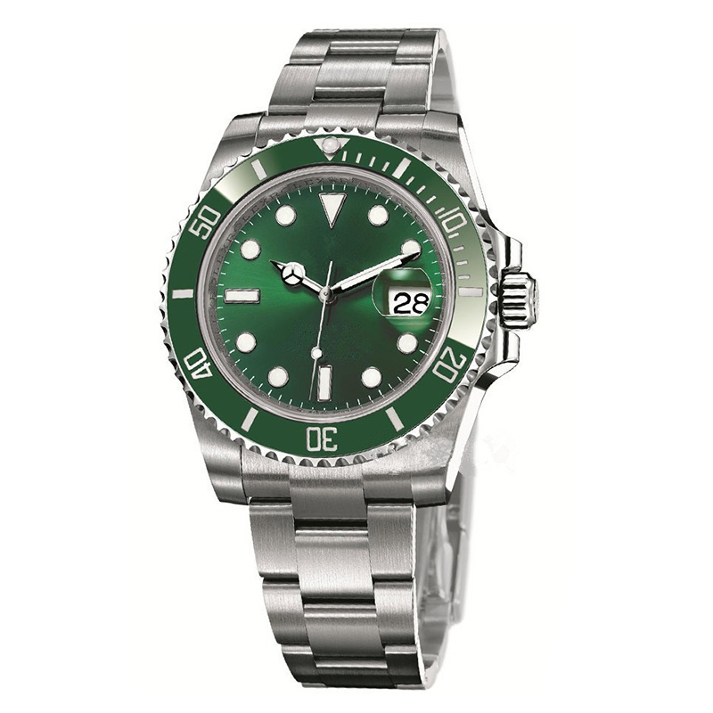 High Quality Luxury Hot Sale Men's Stainless Steel Automatic Green Watch