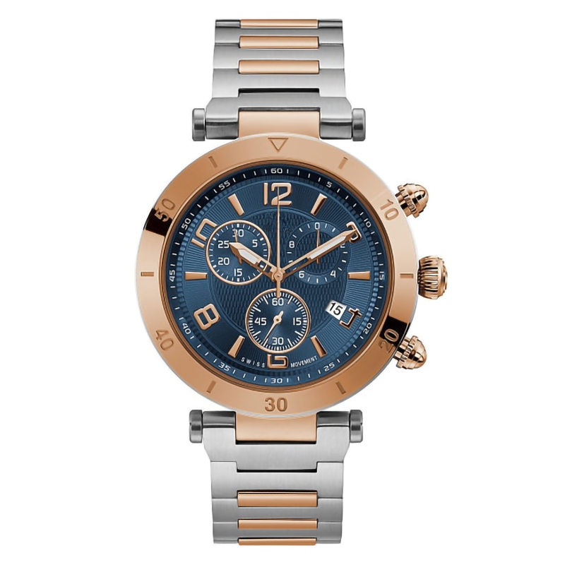 50MQ hot sale men's stainless steel multi-function between rose gold watches OEM men's watches factory