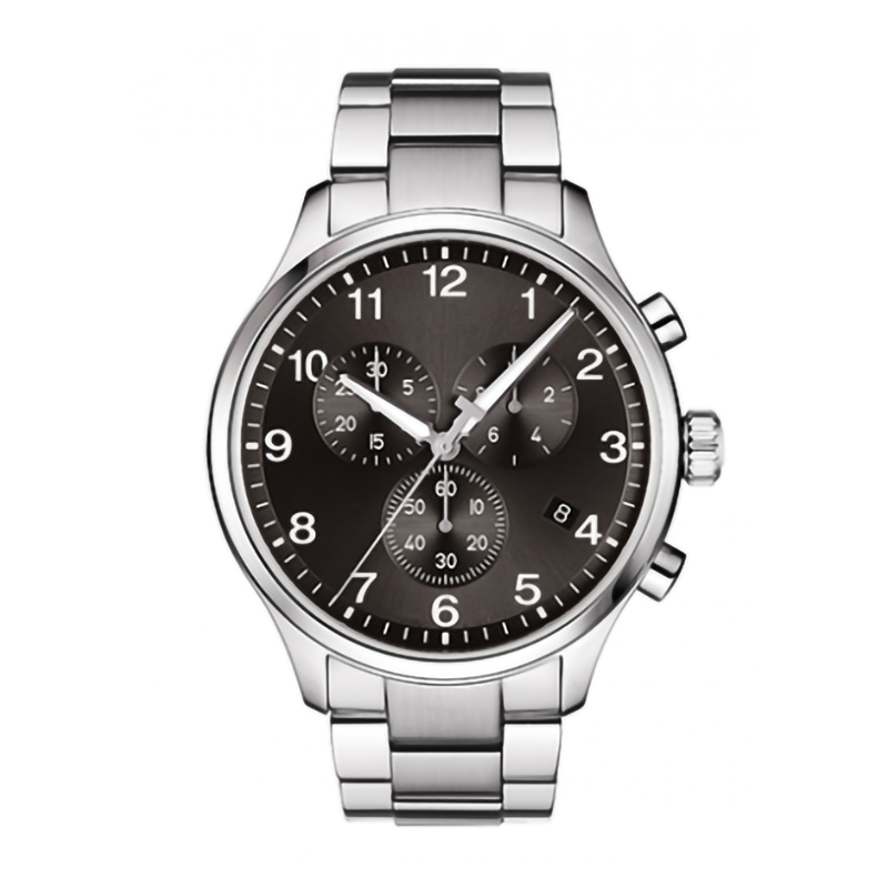 2018 Hot New Fashion Quartz Stainless Steel Strap Chronograph Watch