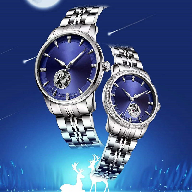 316 Stainless Steel High Quality Couple's Watch 5ATM Waterproof