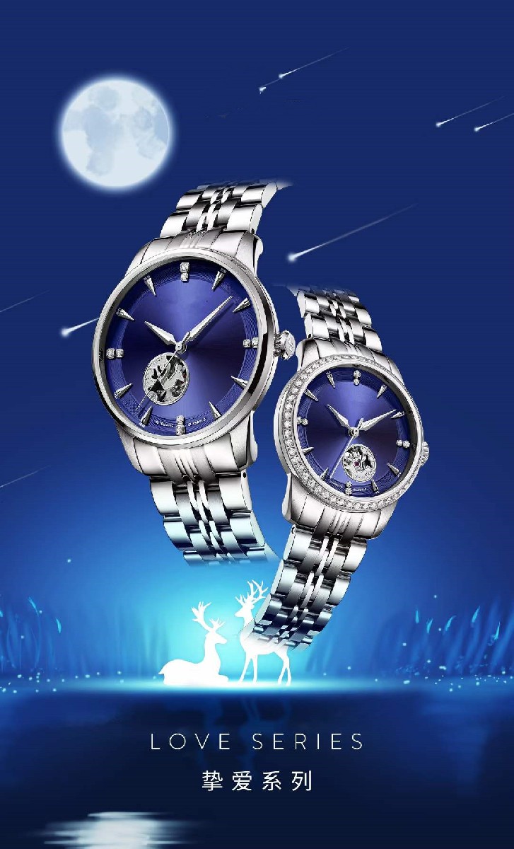 316不锈钢高品质情侣手表5ATM防水.jpg